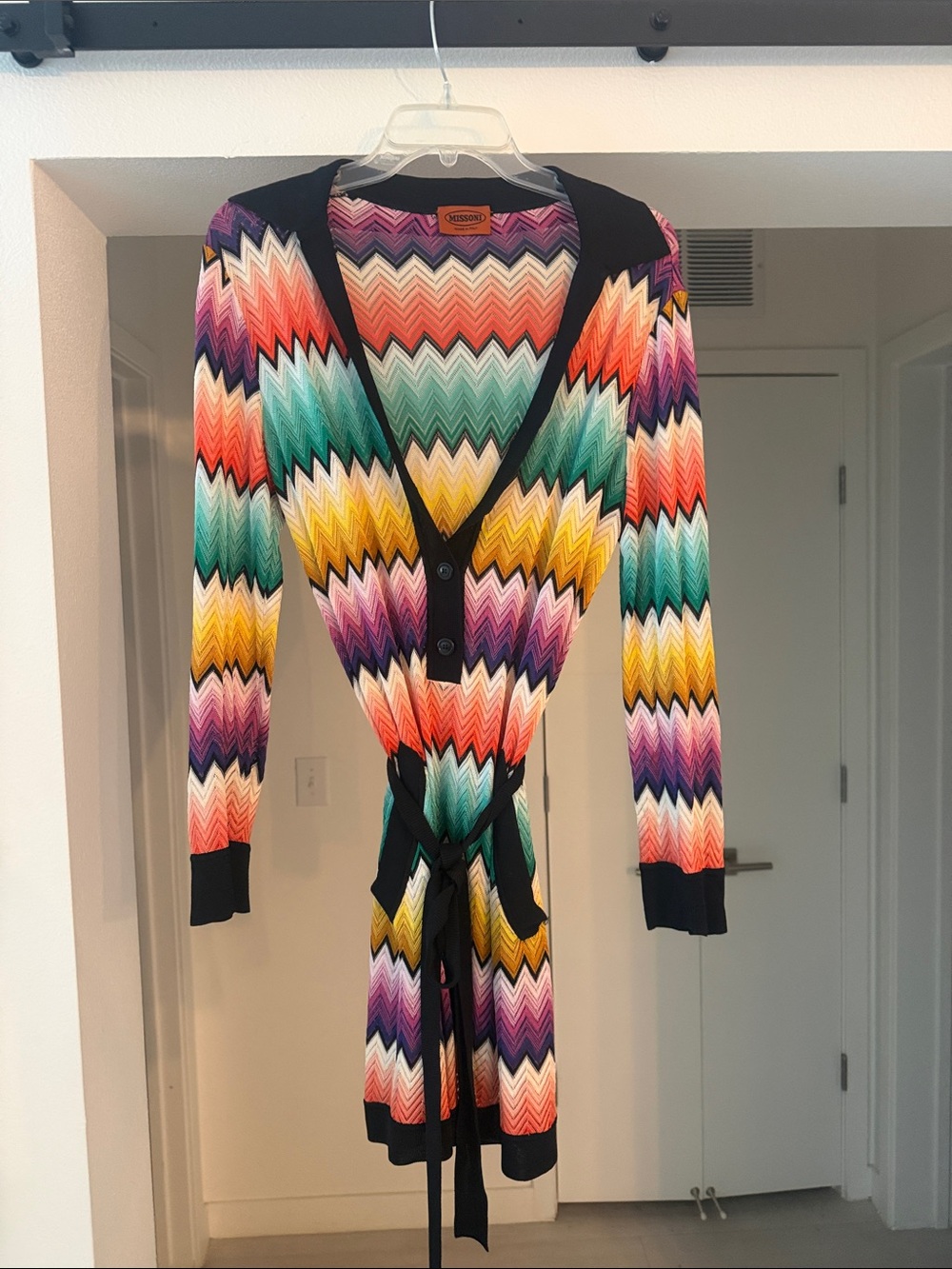 Missoni Multicolor Zigzag Wrap Resort cover up 44